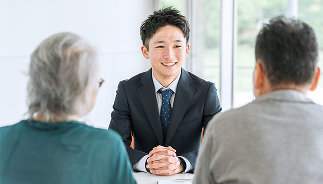 相続のお悩み相談の様子